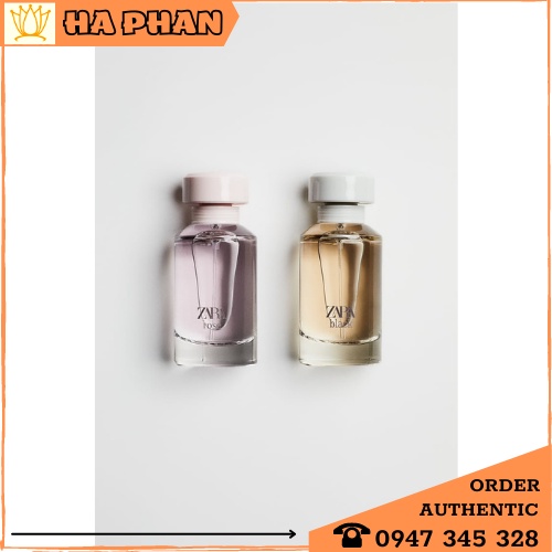 Set nước hoa nữ ZARA 2 chai Rose và Black