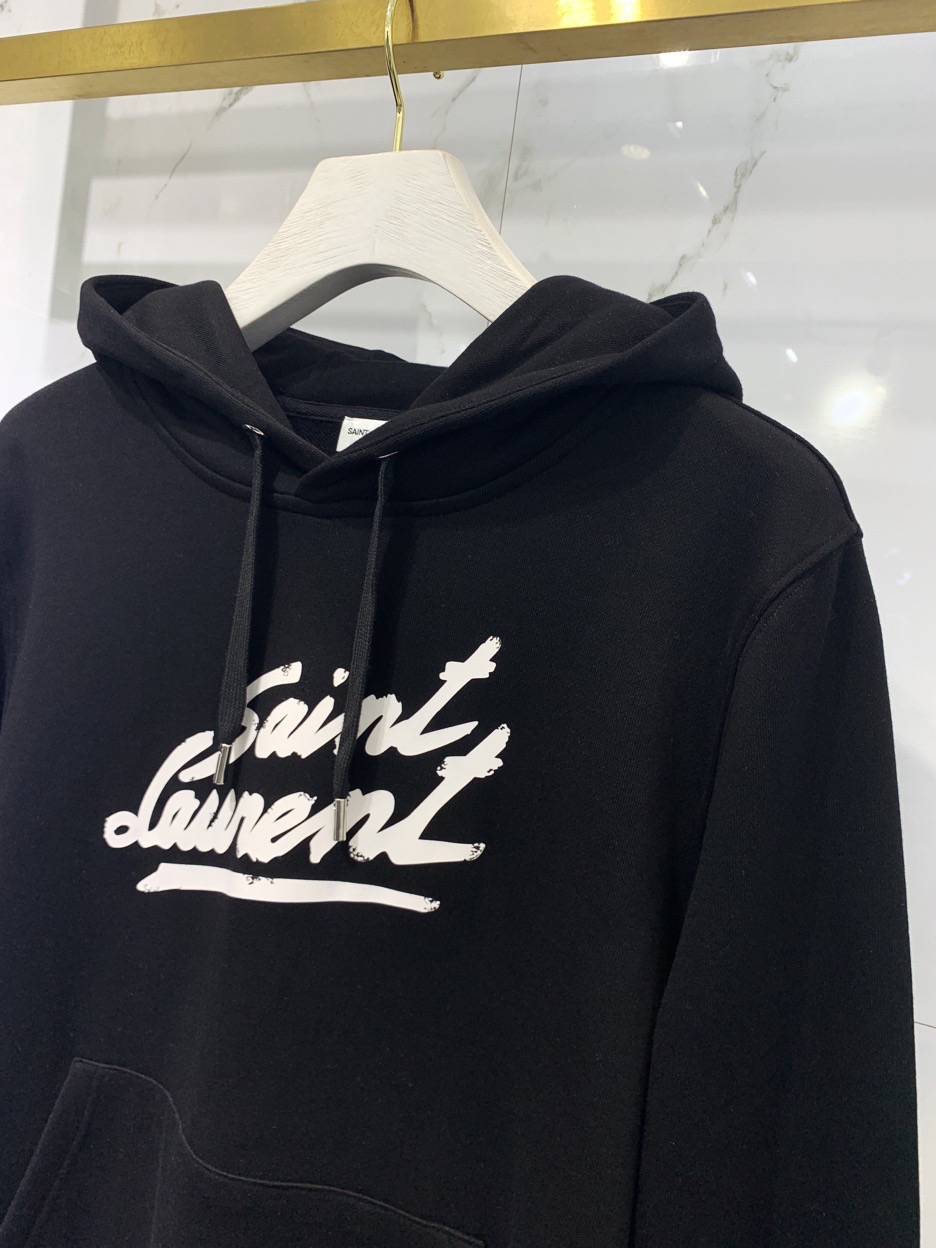 Áo Hoodie Tay Dài In Logo Sa1nt Laurent Vải Cotton Thời Trang Thu Đông 2021 Cho Nam | BigBuy360 - bigbuy360.vn