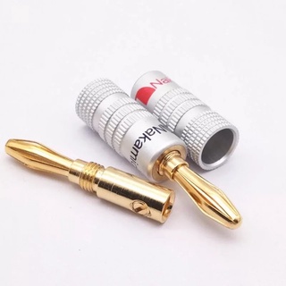Jack rắc loa amply bắp chuối siêu hot(1 cặp) có tặng gen co