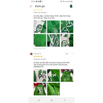 Áo varsity jacket LV Luôn Vui Tươi SS21 màu xanh bản cao cấp, Áo khoác bóng chày nam nữ LV thêu hình