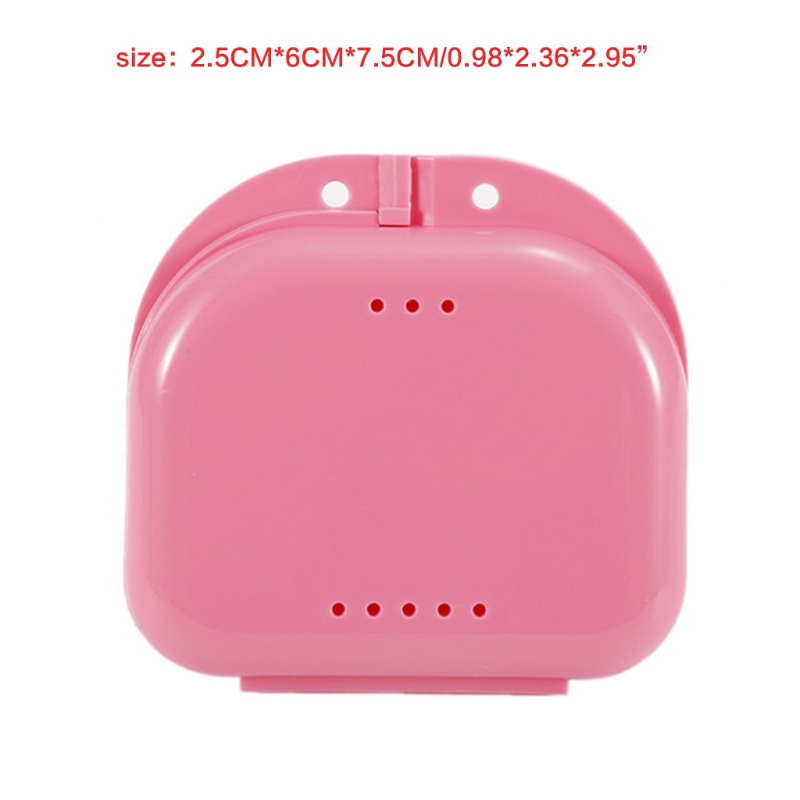 Hộp Đựng Răng Giả Có Lỗ Thông Gió Tiện Dụng