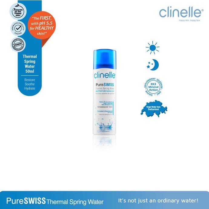 Clinelle - Nước Lò Xo Giữ Nhiệt 50ml (ed: 12/2021)