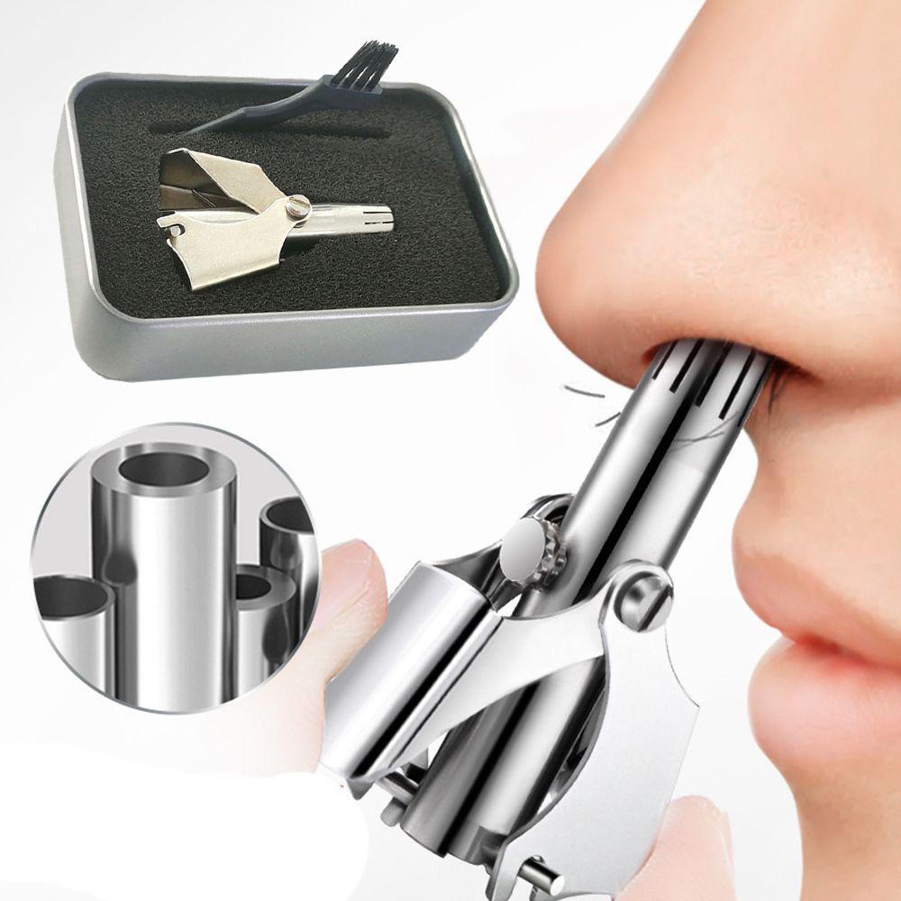 Máy Tỉa Lông Mũi / Cạo Râu Đa Năng Bằng Inox Dành Cho Nam Giới