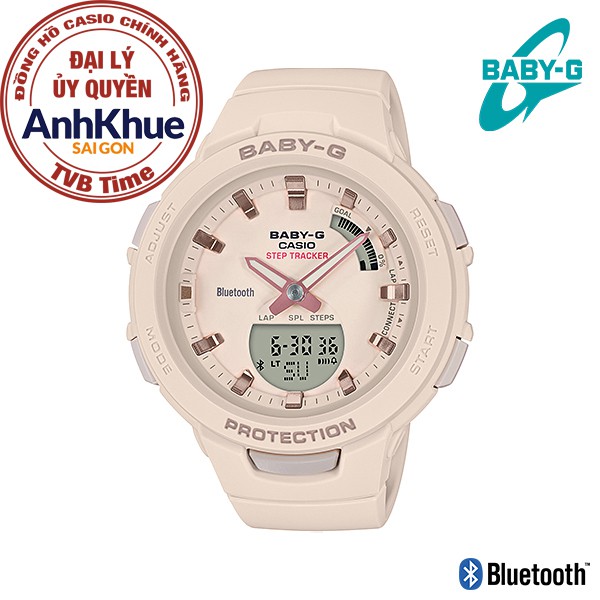 Đồng hồ nữ dây nhựa Casio Baby-G chính hãng Anh Khuê BSA-B100-4A1DR