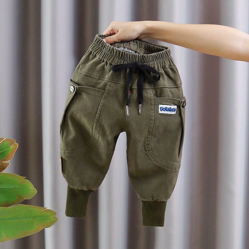 Rẻ Vô địch/ Quần kaki bé trai , kaki mềm đẹp bo chun chân siêu đẹp