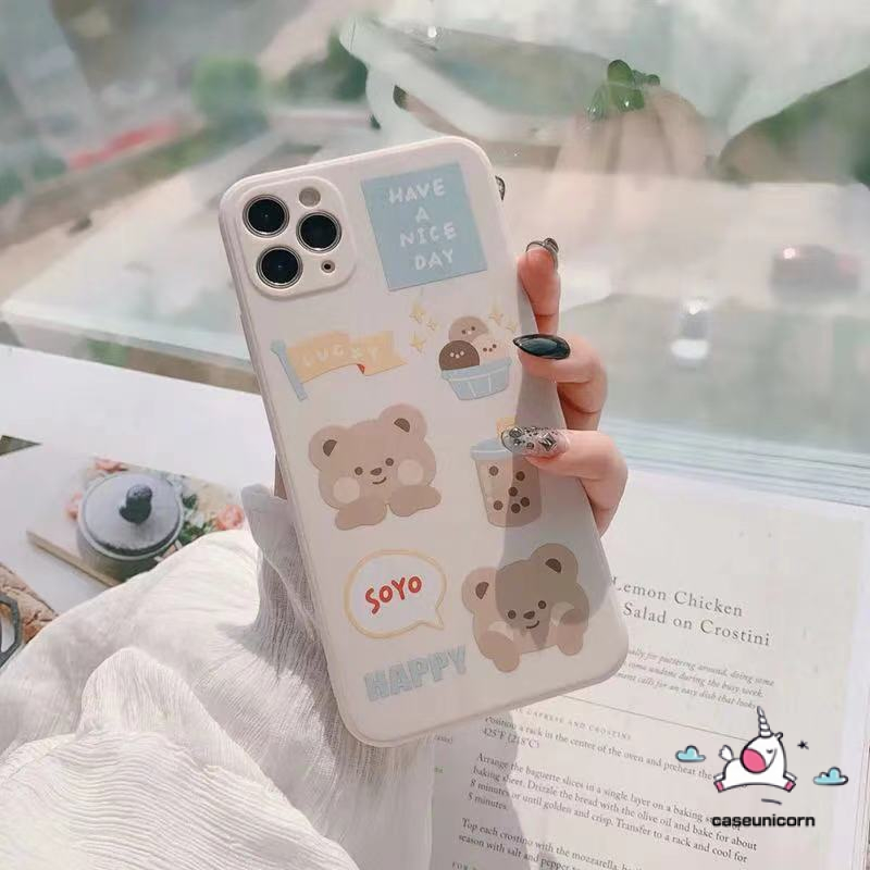 Ốp Điện Thoại TPU Mềm In Họa Tiết Hoạt Hình Cho Iphone 12 11 13 Pro Max Xs Max Xr X Iphone 8plus 7plus 6 6s Plus 7 8 Se