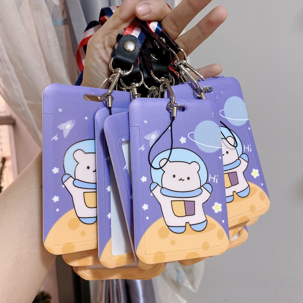 Dây đeo thẻ văn phòng nhiều màu khác nhau cute
