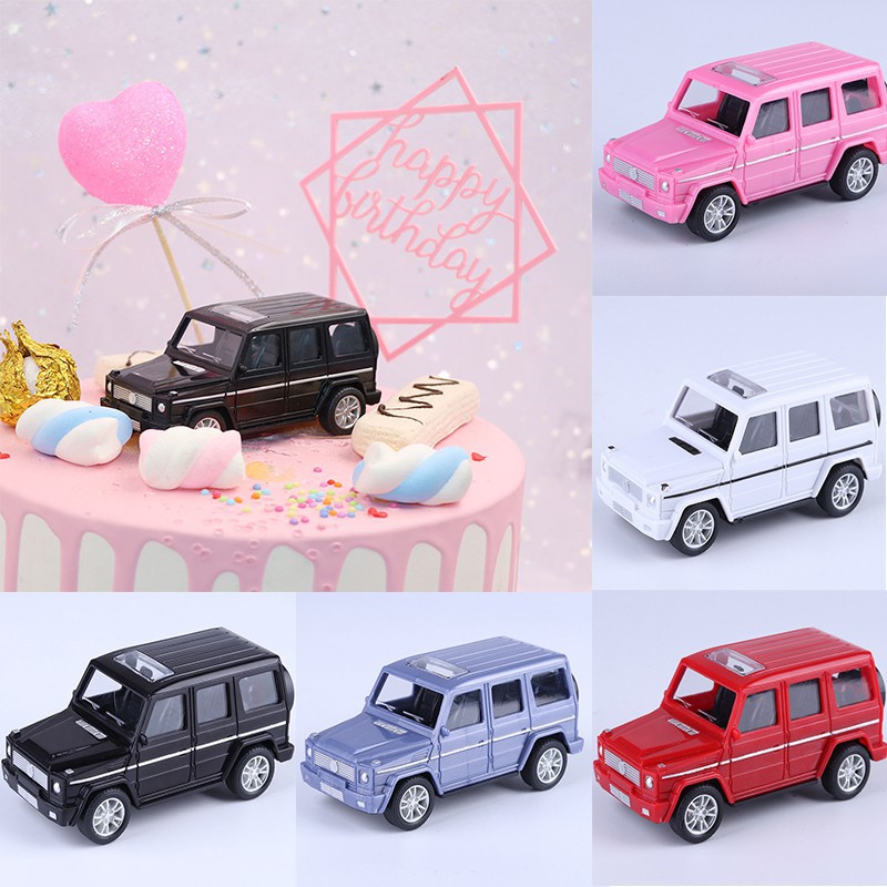 phụ kiện trang trí bánh [FREESHIP❤️] Xe mô hình SUV - đồ trang trí sinh nhật