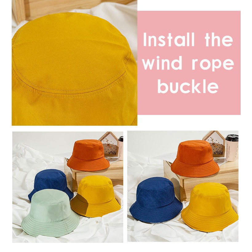 [Freeship] Mũ bucket trơn các màu