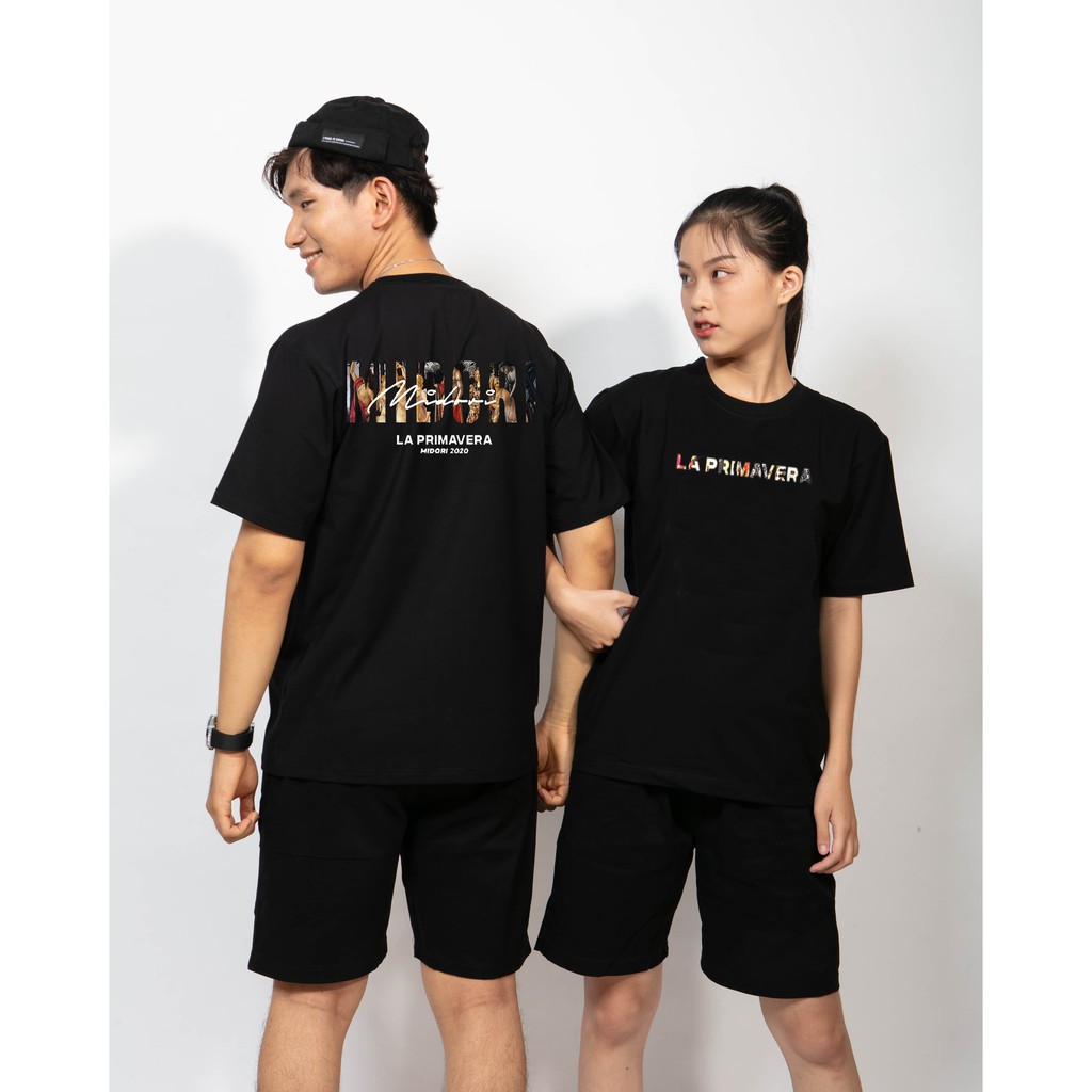 Áo thun form rộng tay lỡ unisex Phông Nam Nữ La Prim Local Brand Mi Midori