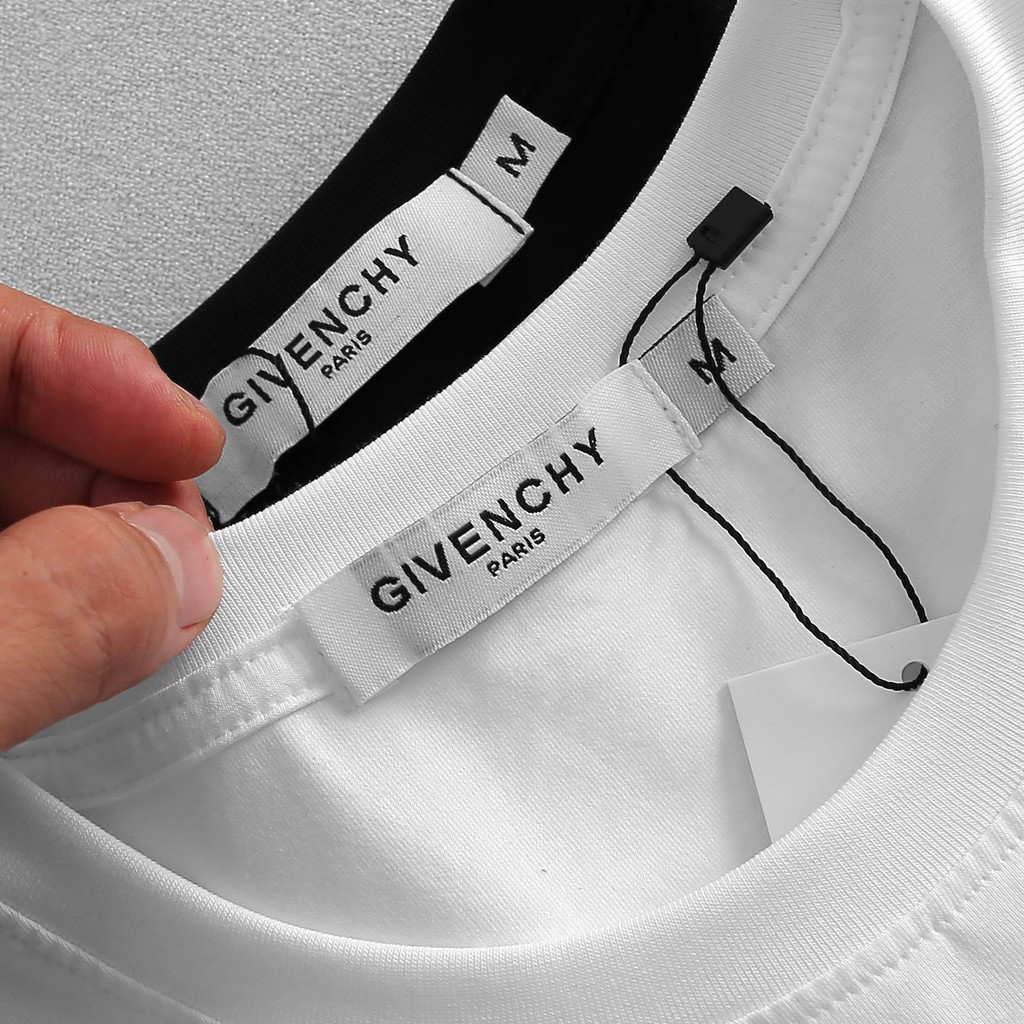 Áo thun phông Unisex nam nữ 2 màu Trắng Đen tay ngắn cổ tròn dáng ôm phối cực cá tính