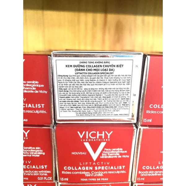 VICHY KEM DƯỠNG COLLAGEN CHIẾT XUẤT VITAMIN C
