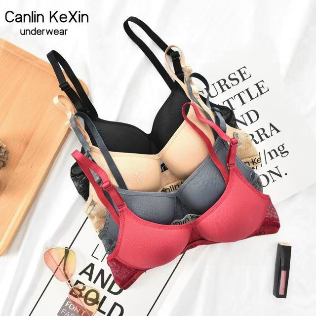 Áo lót không gọng nâng ngực đệm êm nhẹ 2,8cm thoáng mát KC19