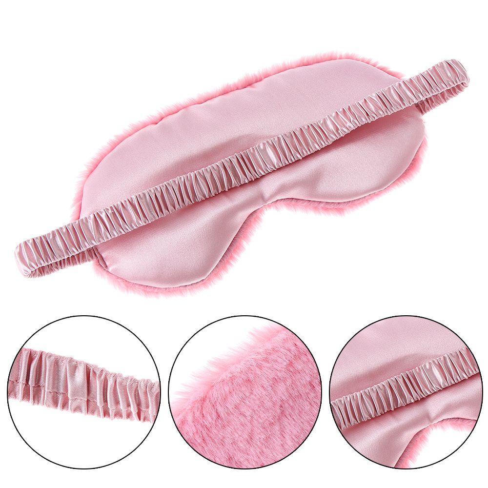 OKDEALS Plush Sleep Eyeshade Soft Cute Shade Cover Travel Relax Eye Mask