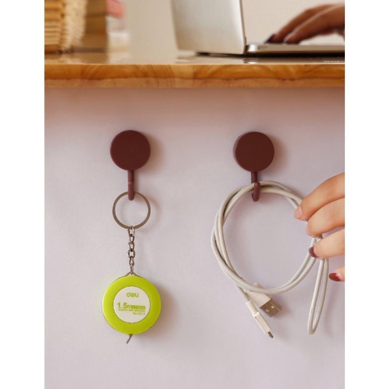 Móc Tròn Dán Tường Treo Đồ Đa Năng - Móc Gắn Tường Trang Trí Nhà Cửa 88251 KOREA STORE 88