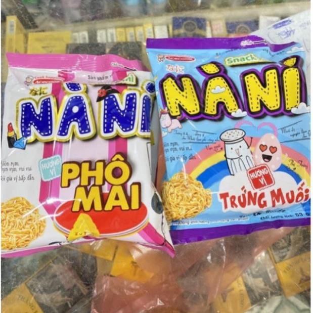 Snack Mì Nà Ní Vị Phô Mai & Trứng Muối 52g