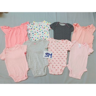Bodychip carter xuất xịn cho bé gái đủ size 0-24M