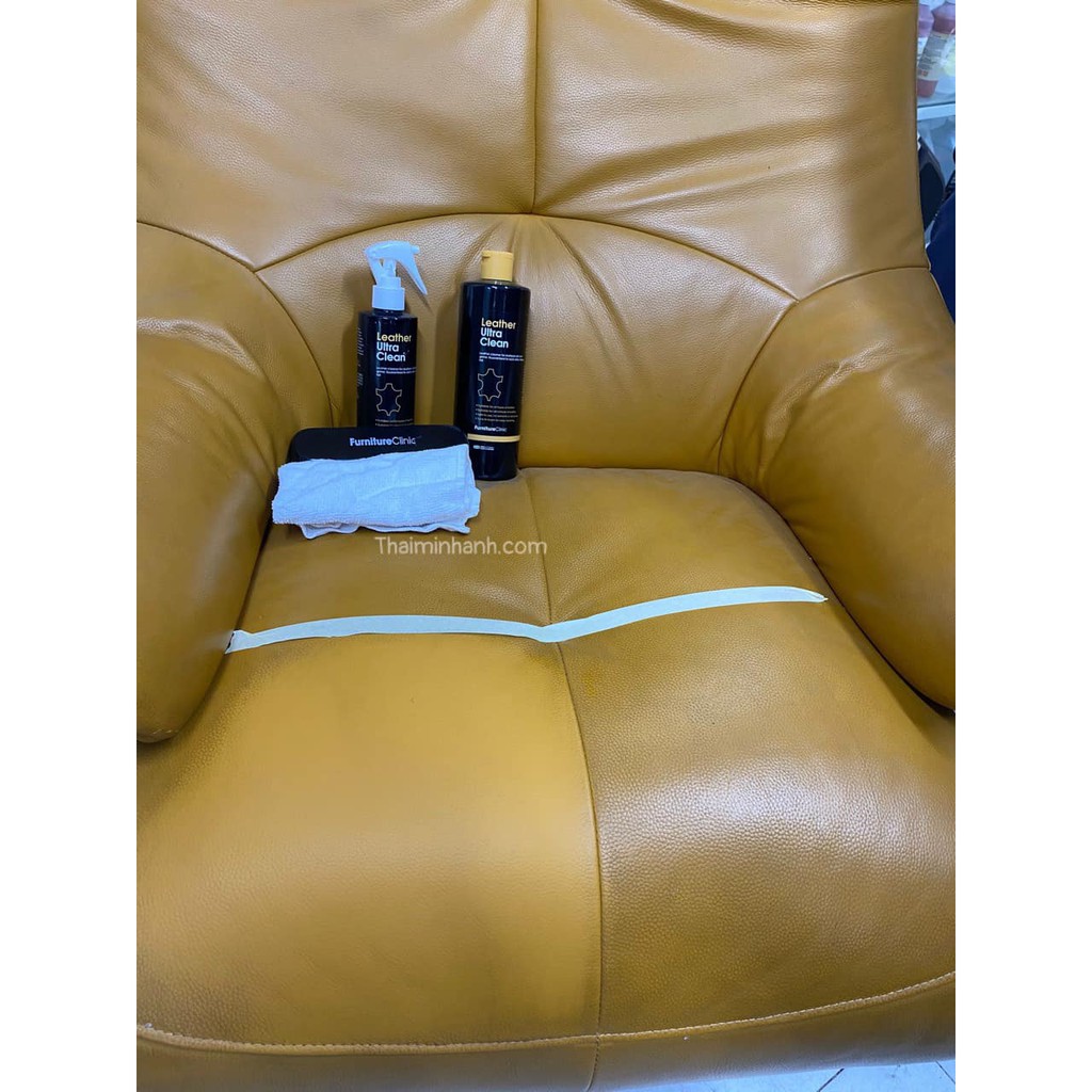 Bộ vệ sinh bảo dưỡng ghế sofa Hãng Furniture Clinic Vương Quốc Anh- Leather Care Kit giúp làm sạch và bảo vệ an toàn