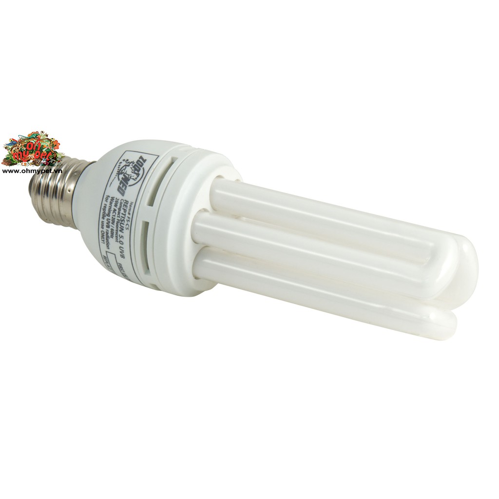 Đèn huỳnh quang cung cấp UVA và UVB cho bò sát ReptiSun Compact Fluorescent (Zoomed) [CHÍNH HÃNG] chính hãng 725,000đ