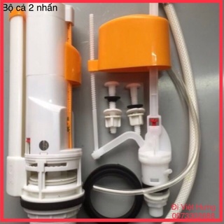Phụ kiện nhấn PHÚ HẢI hàng xịn giá rẻ- Bộ xả bồn cầu 2 nhấn