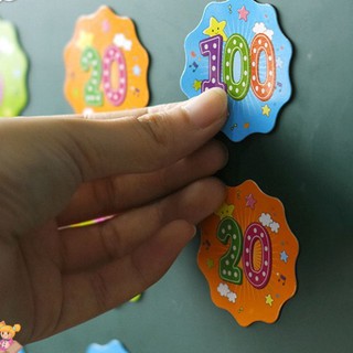 Set 20 BÔNG HOA ĐIỂM SỐ CÓ NAM CHÂM (1164HĐS)
