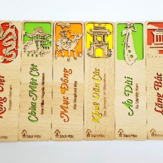 Bookmark gỗ danh lam thắng cảnh