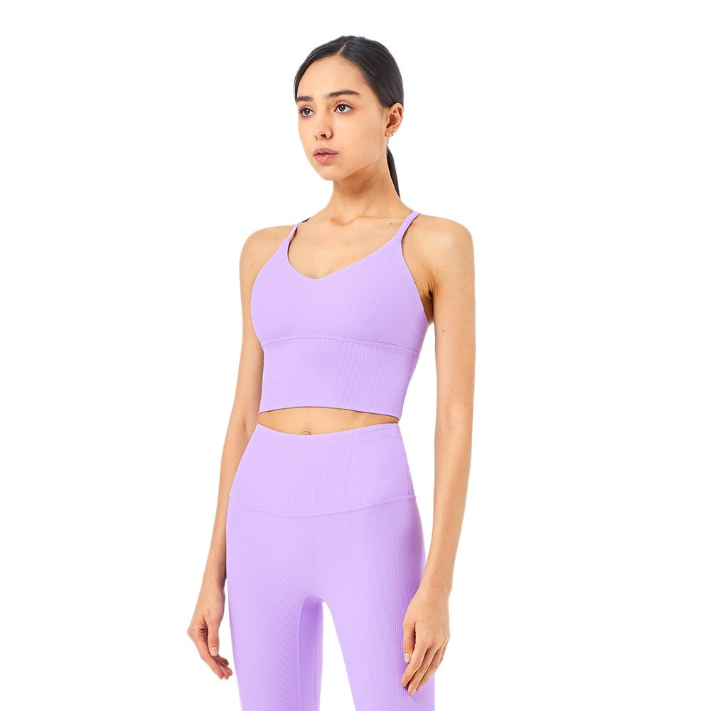 Áo ngực thể thao chạy bộ yoga HOPPE FUMENG hai dây hở lưng thời trang năng động dành cho nữ