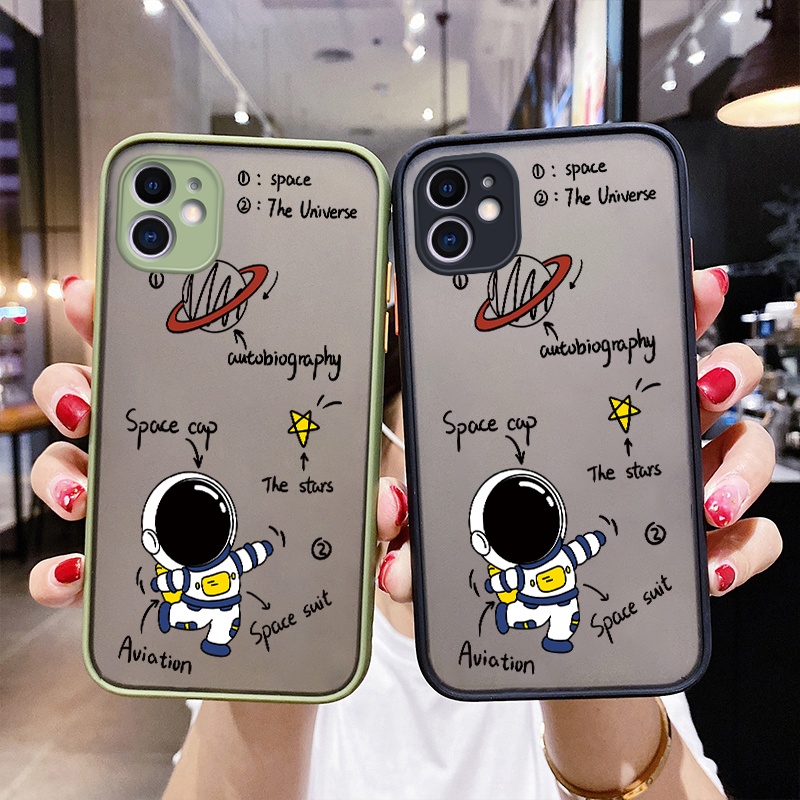 Ốp Điện Thoại Cứng Nhám Hình Phi Hành Gia Cho OPPO A96 Reno 7Z Reno7 z Reno7 lite Reno8 lite F21 Pro 5G