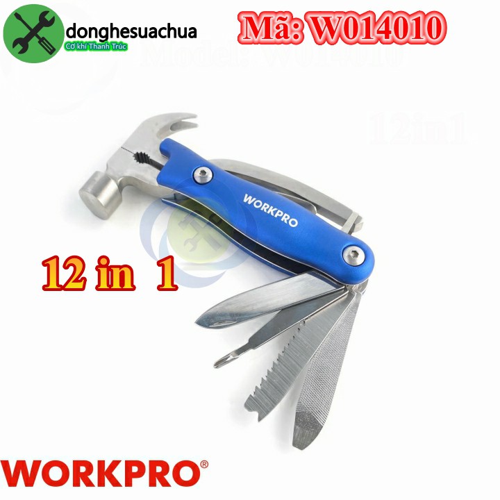 Búa nhổ đinh đa năng 12 trong 1 Workpro W014010