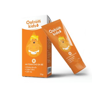 Gel Oatrum kids bôi da thảo dược tuýp 20gram