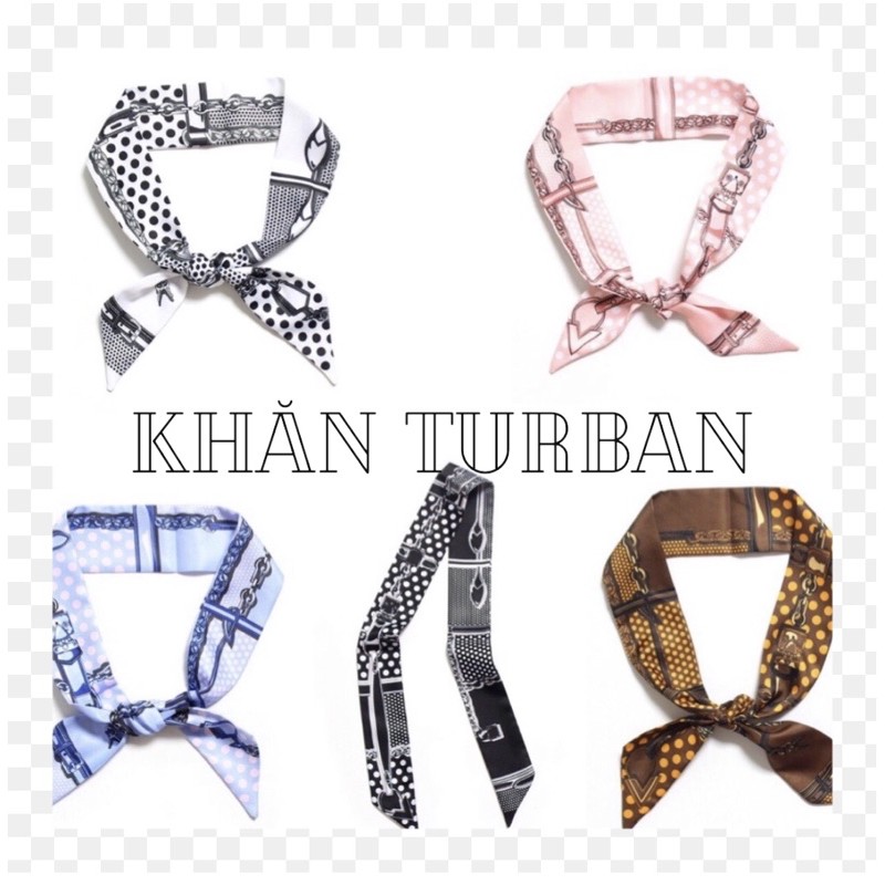 Khăn quấn túi xách thời trang nữ đa năng - Khăn turban