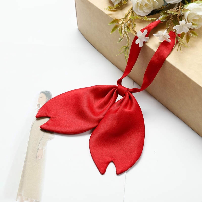 Nơ Đồng Phục Màu Trơn Phong Cách Nhật Bản Dành Cho Nữ