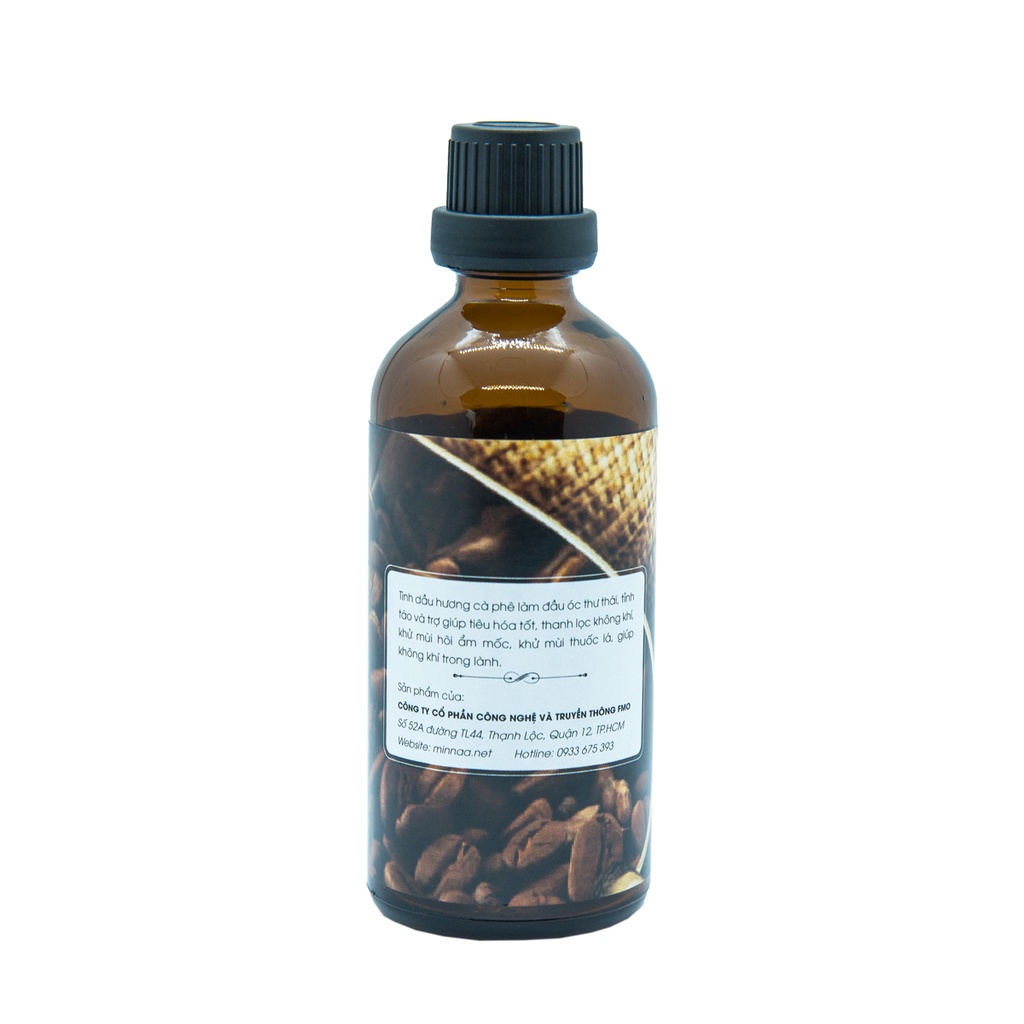 Tinh dầu nguyên chất MINNAA 100ml hương Cafe