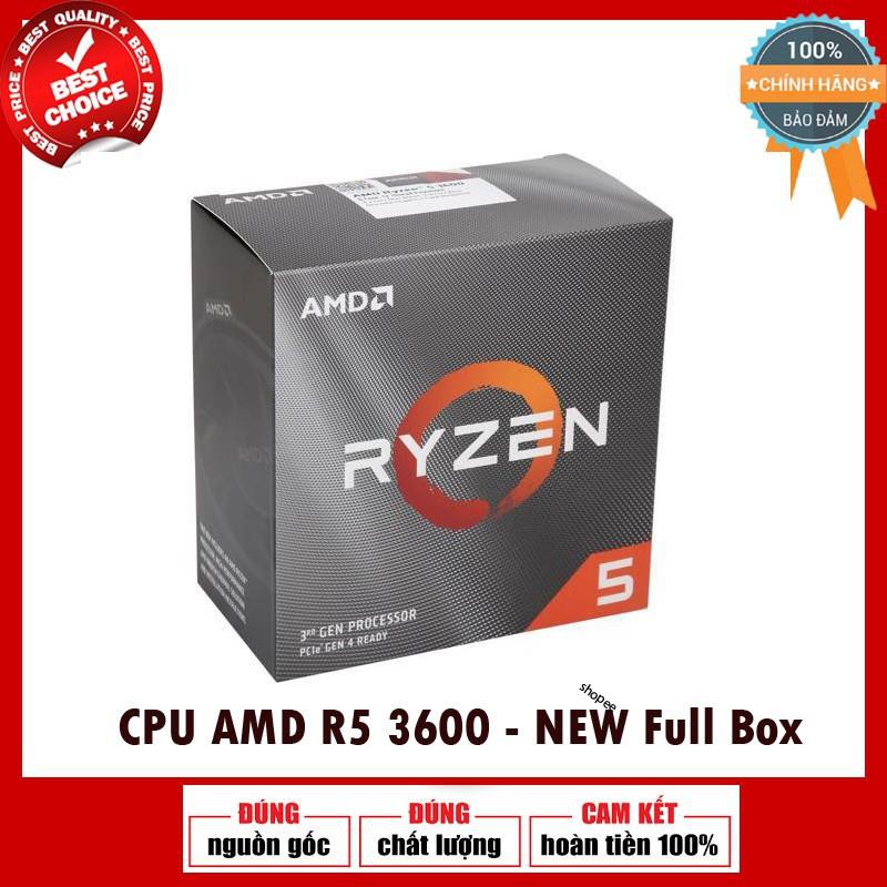 Bộ vi xử lý/ CPU AMD Ryzen 5 3600 - Chính hãng