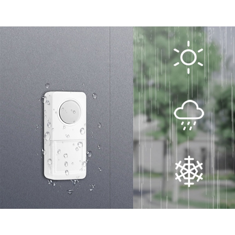 Chuông Cửa Di Động Không Dây Chống Thấm Nước Dễ Lắp Đặt