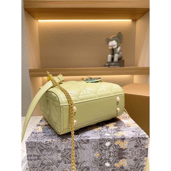 Túi xách diỏr lady sz 17 chất da thật hàng order trung