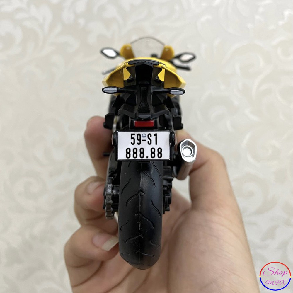 Biển Số Xe Mô Hình Đủ Các Tỉ Lệ Giấy Cứng Ép Decal Bóng Bóc Dán