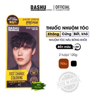 [Mã LT50 giảm 50k đơn 250k] Thuốc Nhuộm Tóc Màu Nâu Cho Nam Dashu Color Fast Change
