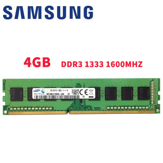 Ram 4G buss 1600 và 1333