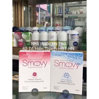 Dung dịch vệ sinh phụ nữ SMOOVY các loại - Nuôi dưỡng và trẻ hoá da vùng kín