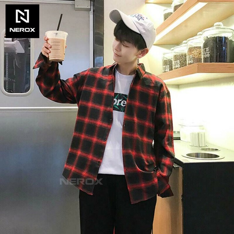 Áo khoác sơ mi caro NER - AKC - 310, áo sơ mi unisex – NEROX | BigBuy360 - bigbuy360.vn