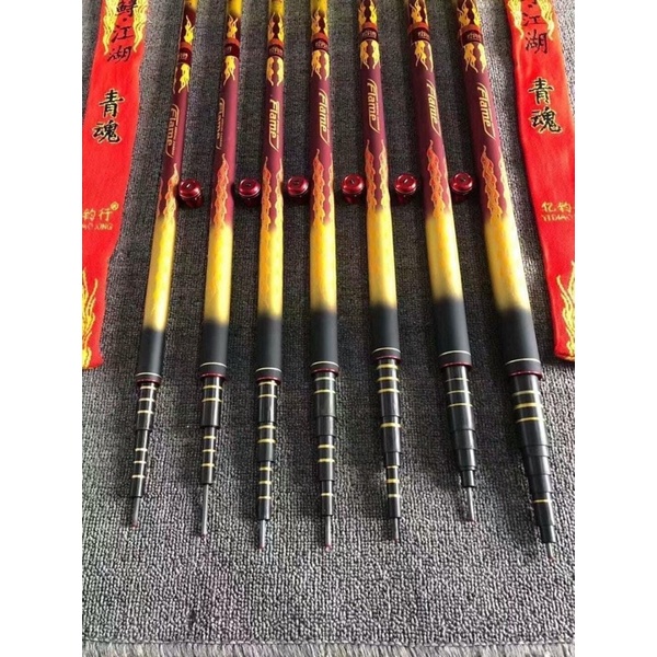 Cần cây tay Hoả Kỳ Lân 8H19i săn hàng tặng 1 ngọn zin