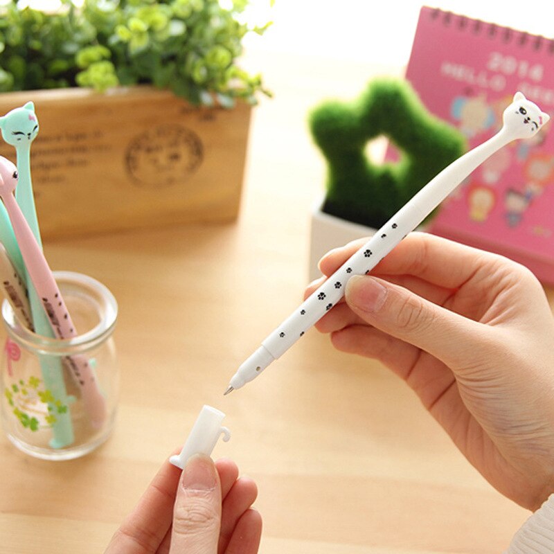 Bút Mực Gel Ngòi 0.5mm Màu Đen Kiểu Hoạt Hình Dễ Thương