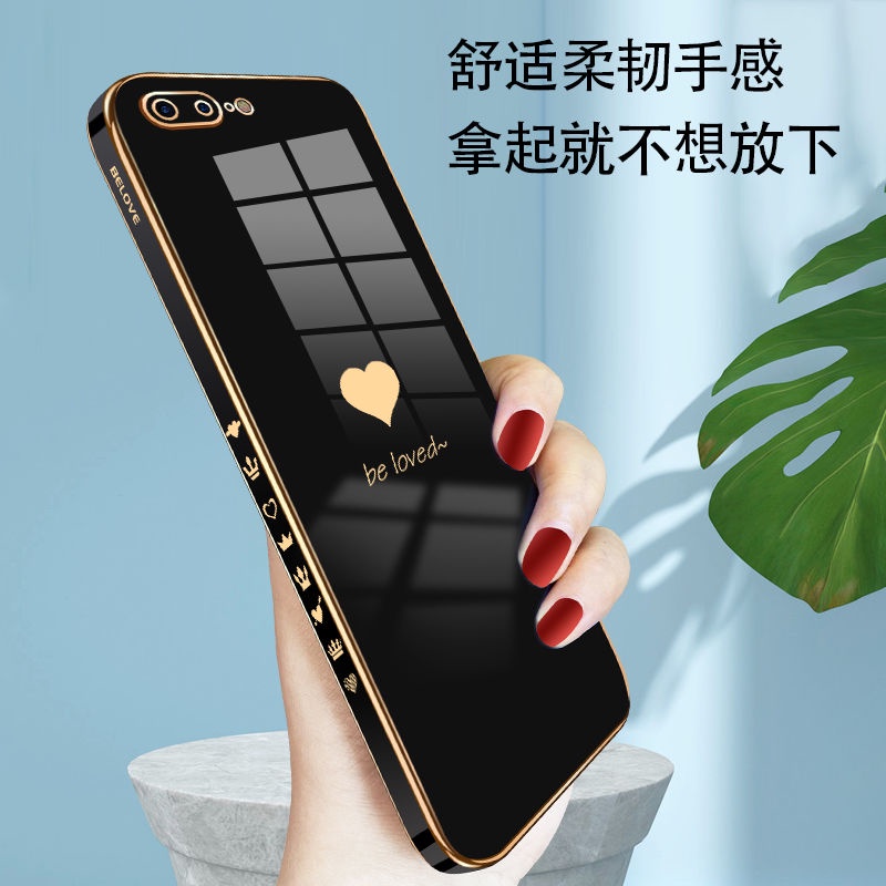 Ốp Điện Thoại Silicon Hình Vuông Mạ Viền Sang Trọng Cho iPhone 7plus 8plus se2020 ix xs max xr iPhone 6 6s plus iPhone7 8