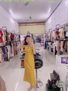 Váy lụa bóng 2S