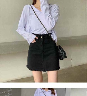 Chân Váy Kaki Ôm Lưng Cao