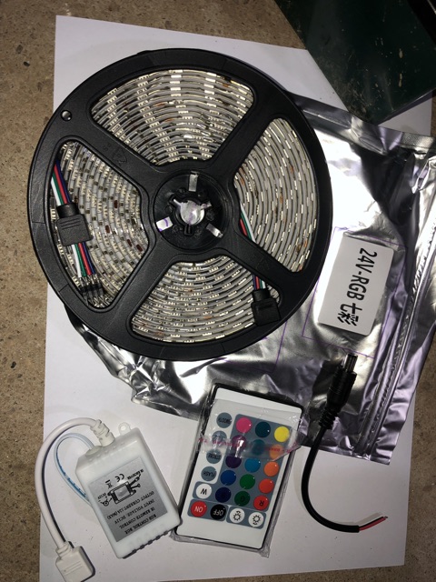 Bộ led dây 7 màu 24v