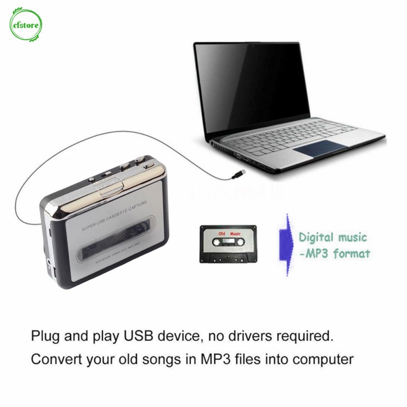 Máy Cát-Xét Chuyển Đổi Băng Cassette Sang Mp3