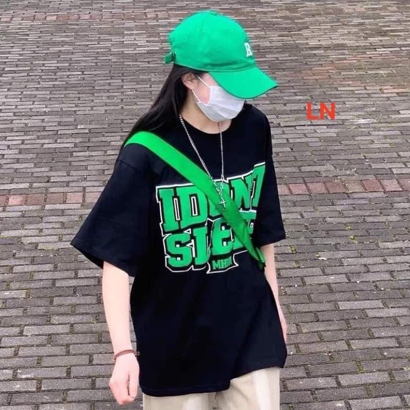 Áo phông Sleep chữ xanh DA6