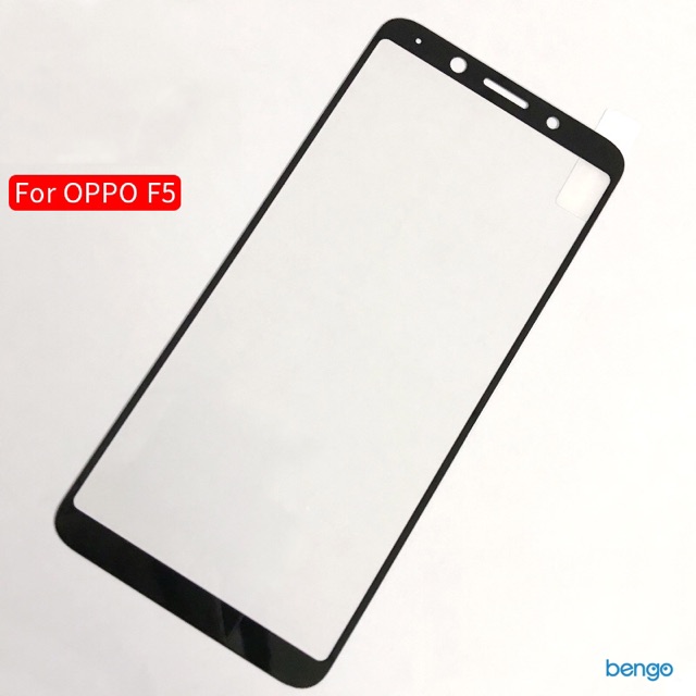 Kính cường lực oppo F5 ( Loại 1) Full keo, Full màn